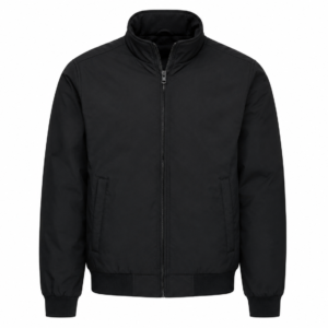 Classic Black Bomber Jacket – Lightweight & Stylish