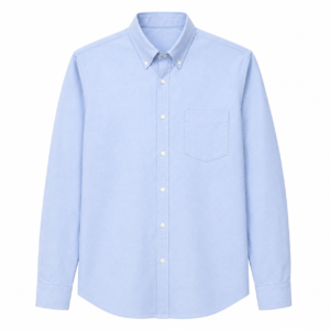 Premium Light Blue Oxford Cotton Shirt – Classic Fit